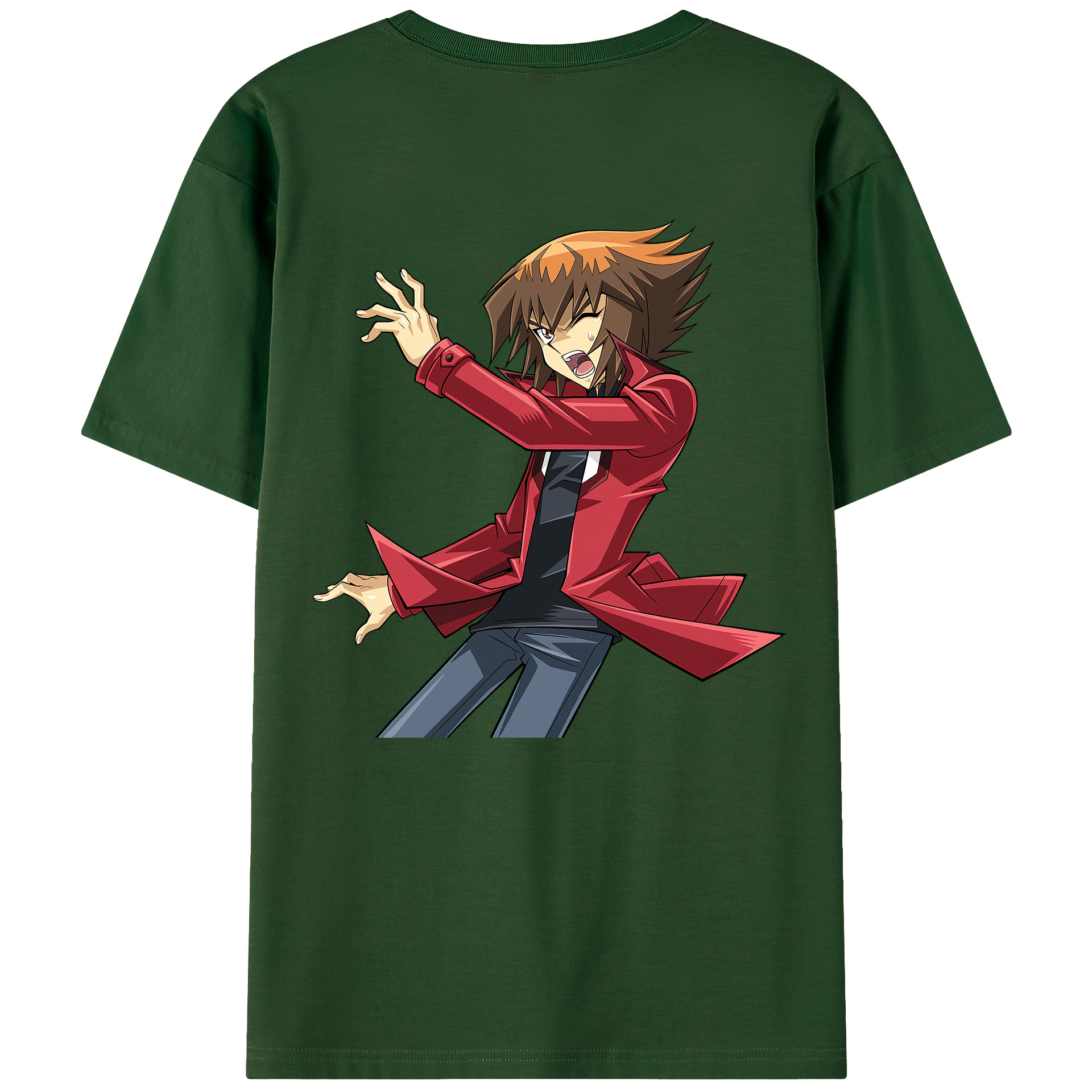 （画像用） 遊☆戯☆王 Yu-Gi-Oh! 綿100％半袖Tシャツ（背面プリント）